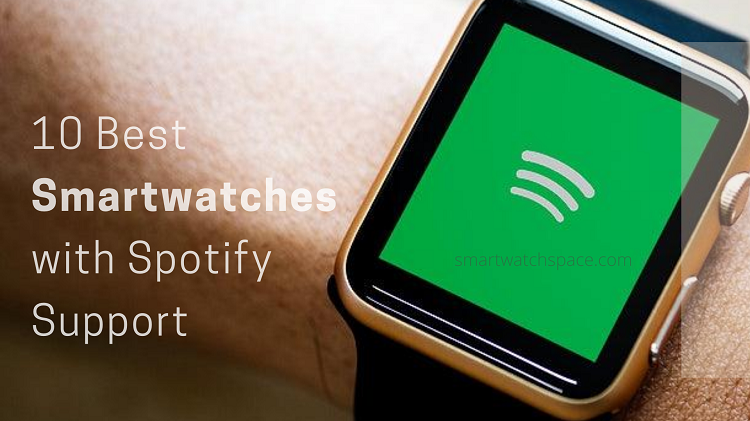 smartwatch running spotify