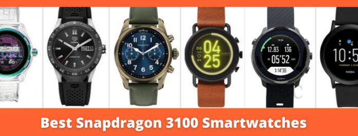 Snapdragon 3100 smartwatches