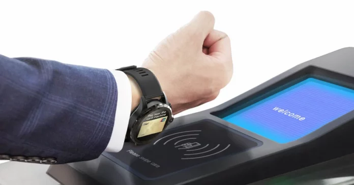 smartwatch with contact-less payment