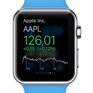 apple watch with stock
