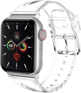 transparent apple watch band