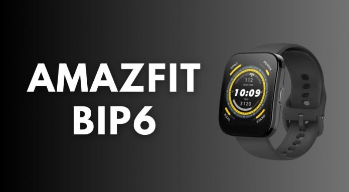 Amazfit BIP6 Upcoming smartwatch